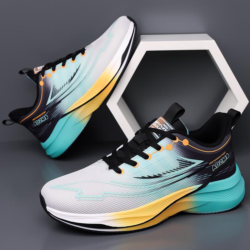Herren- und Damen-gleiche Laufschuhe Sommer vielseitig weiche Sohle leichte Sportschuhe Mode Farbabstimmung Trend atmungsaktiv lässige Herrenschuhe