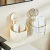 Multifunctional Adhesive Bin For Shower And Kitchen Storage Securely Holds Items Without Drilling Modern Simple Style
