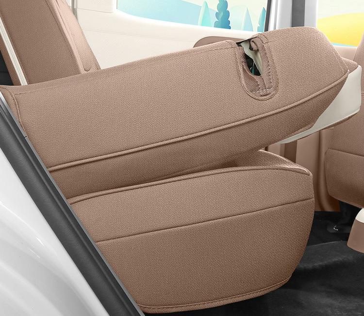 Breathable Cotton-Linen Car Seat Covers for 2026 Hongguang Mini (4-Door)