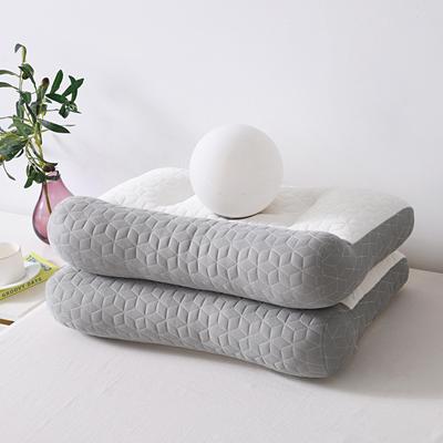 Almohada Ortopédica Japonesa Anti-Arqueamiento de Látex Anti-tracción, Soporte Cervical, Ayuda para Dormir, Núcleo de Almohada de Relleno Rico, Par