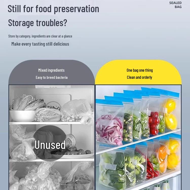 Fresh-keeping Fruit & Vegetable Storage Bags - Leak-proof, Food-Grade, Moisture-Resistant, Free Shipping