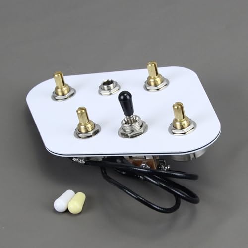 FLEOR SG Style 2T2V Pre-Wired Wiring Harness Kit - Includes 3-Way Switch & Push-Push Pot