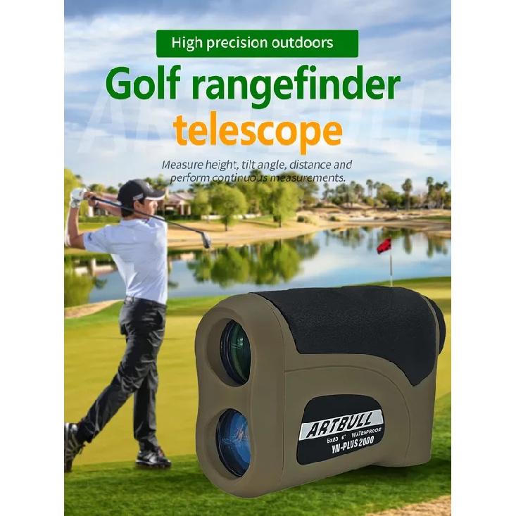 2000m Laserový diaľkomer na dlhé vzdialenosti Golf Lov Sklon Meranie vzdialenosti Vonkajší ďalekohľad