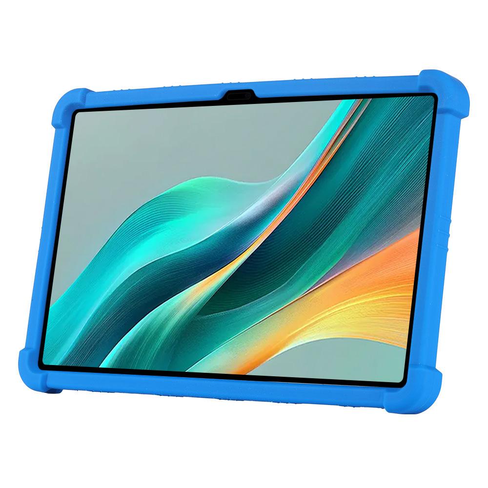 

For Teclast T60AI/Doogee T36 Silicone Case with Kickstand Rugged Protective Cover Black