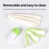 Dual Head Car Air Conditioner Air Vent Brush Dust Removal Dash Blinds Cleaning Brush Keyboard Multi-Use Brush Angel Brush