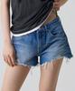 UNKNOWN PLANET Vintage Damaged Cutoff Shorts Blue