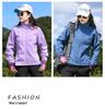 Women's Windproof Fleece Hiking Jacket - Warm, Rainproof, and Casual for Outdoor Sports