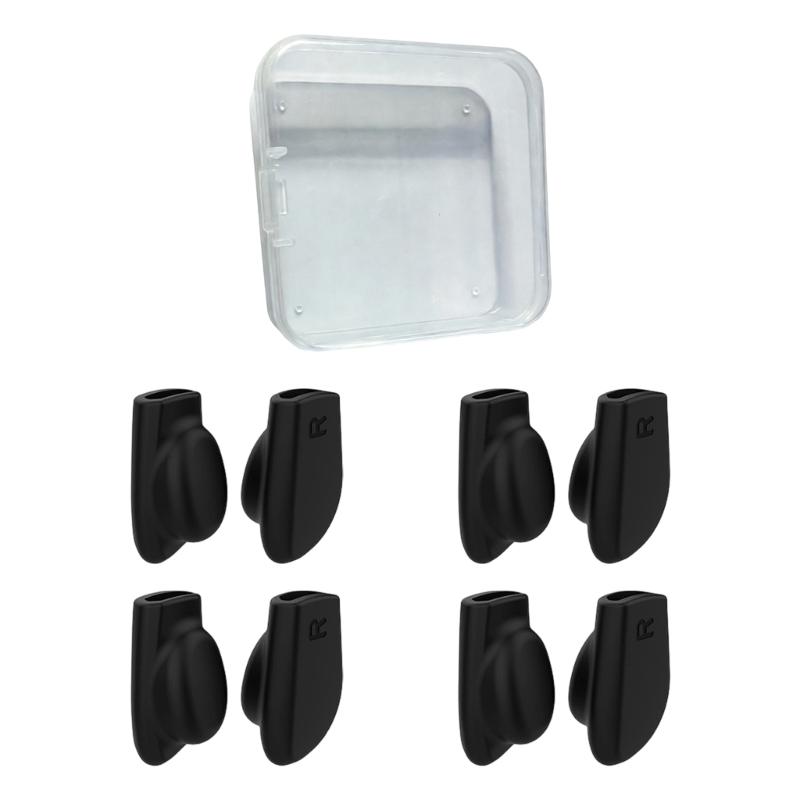 Набор из 4 мягких гибких заушников для очков. Остаются на месте. Комфортное ношение. 1