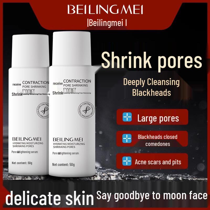 Belingmei Pore Refining & Brightening Serum - Minimizes Pores, Soothes, Moisturizes, Hydrates & Removes Blackheads.