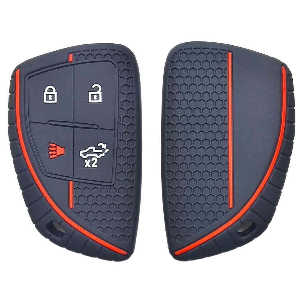 Silicone Car Key Case Protector for Buick Envision Plus Avenir S Chevrolet Soft Rubber Remote Cover Holder Shell Accessories