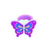 6/12pcs Colorful Butterfly Soft Rings Children's Birthday Party Favors Surprise Gifts Baby Shower Guests Souvenir Party Decor