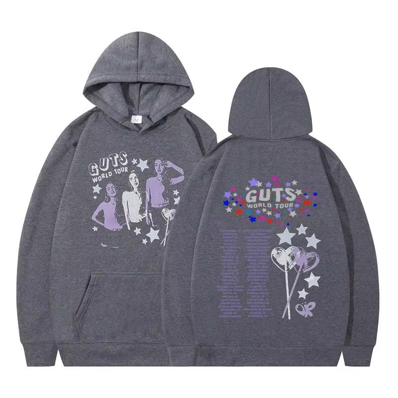 Sour Guts Vampire Hoodies Men Women Clothing Fashion Vintage Hooded Sweatshirts Harajuku Hip Hop Oversized Hoodie Streetwear