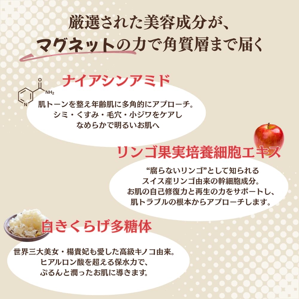 Magnetische Tuchmaske Hoch Feuchtigkeitsspendend für Trockene Hautpflege x Einfach Aufkleben x Schönheitsrevolution x Abziehen Sogar mit einem Föhn x Feuchtigkeitsspendend