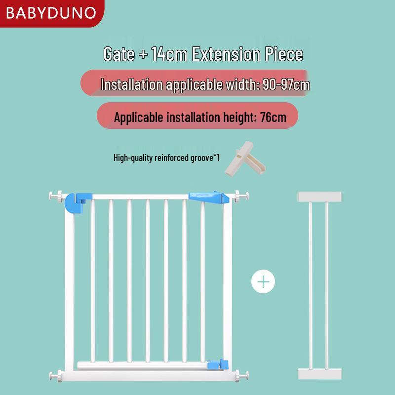 Child & Pet Safety Gate: No-Drill Stair & Door Guard Fence