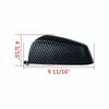 1 Par de Capas de Espelho Retrovisor Lateral de Porta em Fibra de Carbono ABS para BMW E60 E61 F10 F11 F06 F12 F13 F01 F02 Preto Brilhante