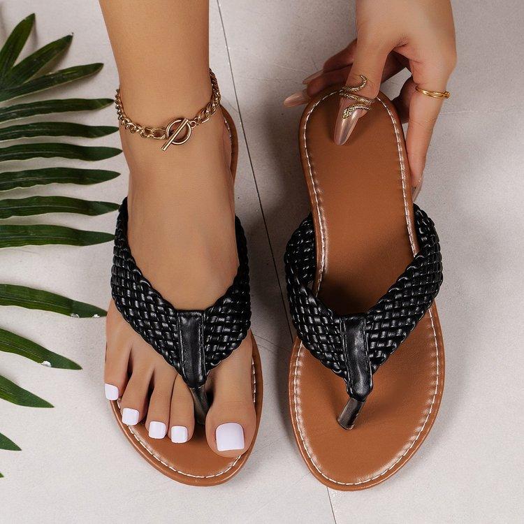 Fashion Flip Flop Leisure Beach Slippers for Women Durable Flat Shoes Lightweight Men's Shoes Design Custom Fashion 2025 Women's Shoes