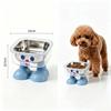 Elevated Cat Bowls Cartoon Cute Cat Food Bowl Non-Slip LargeCapacity Pet Feeding Bowl Big Detachable Water Feeder Container