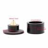 Flushbay Speaker Insulator Alloy Height for Audio Sound Quality Improvement 4-Pack Spikes, + Brass, Adjustable, Speakers, (Black)