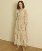 Tina Blossom Wind Beige Dress