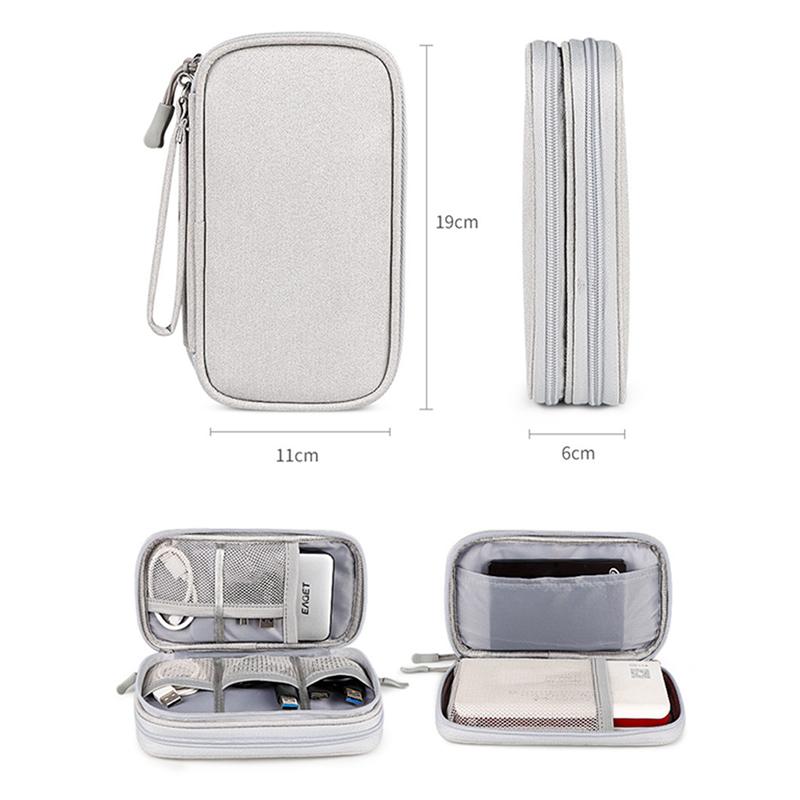 Travel Cable Organizer Bag Pouch Electronic Carry Case Waterproof  Storage Bag