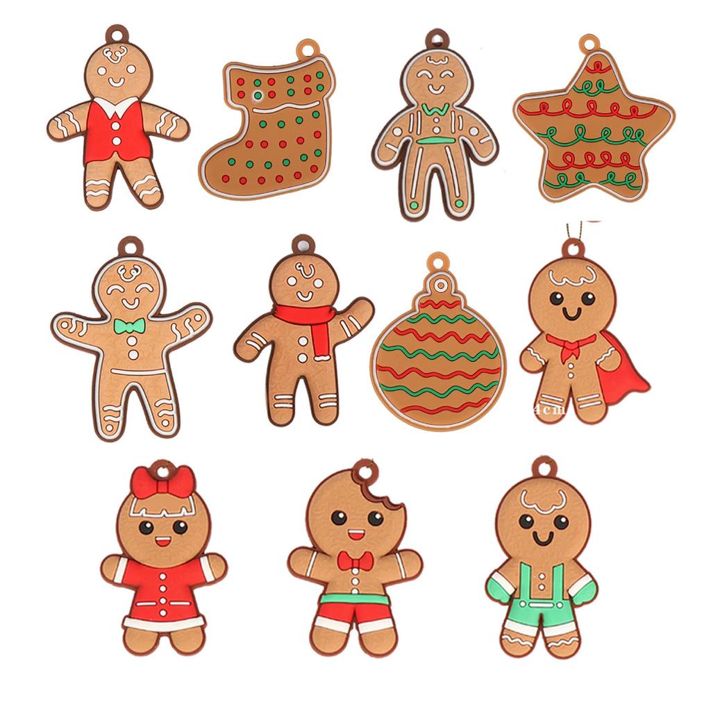 2024 Perníček Vločka Ozdoba – DIY Vánoční Párty Dekorace