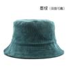 Fisherman's hat, double-sided, solid color, plain design, suitable for outdoor activities, women's sun hat for sun protection