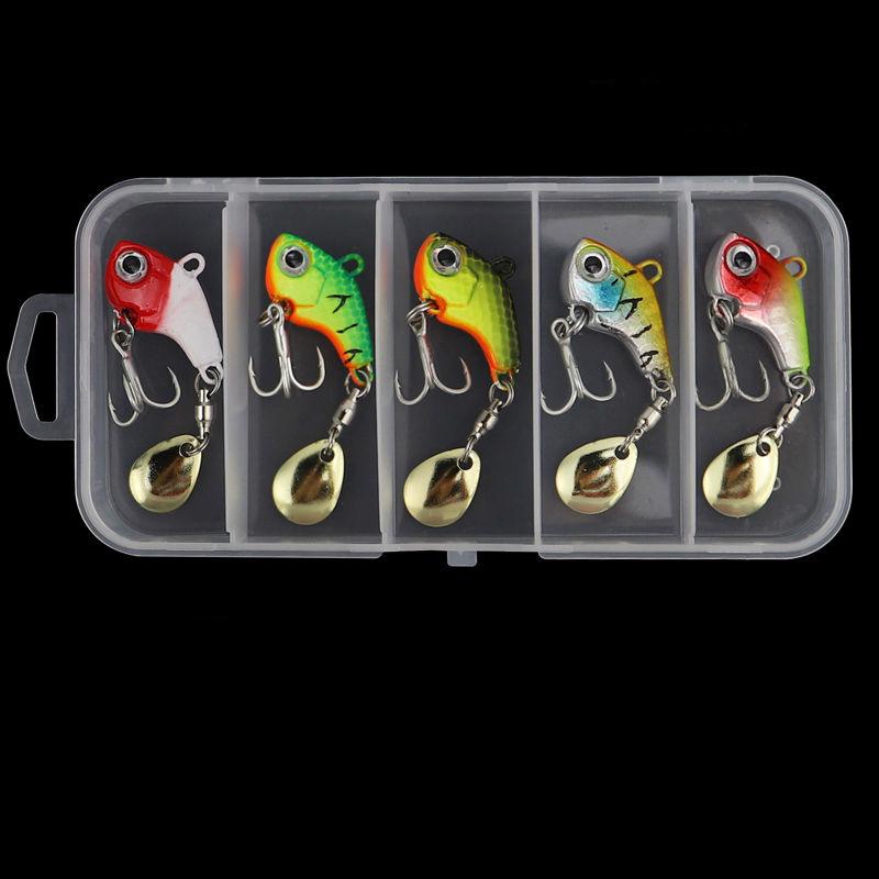 Boxed Metal VIB Spinner Lure for Sea & Freshwater Fishing.