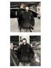Men's Retro Denim Hooded Sweatshirt Jacket – Washed Distressed Look for Autumn/Winter