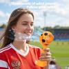 3-Speed Portable Mini Fan USB Rechargeable Handheld Fan with Base & Rope Football Design Pocket Fan for Home Outdoor Travel Cool