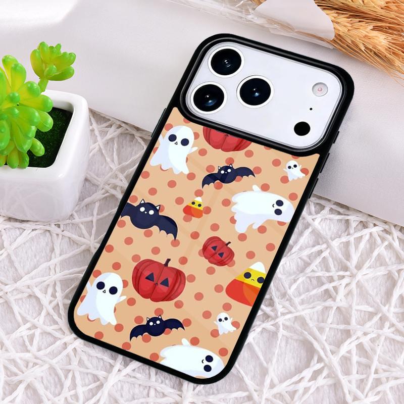 BOO! Happy Halloween Pumpkin Phone Case for iPhone 17 Air 16 15 11 12 14 13 Pro Max Shockproof Cover