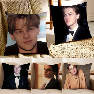 Fashion L-Leonardo Dicaprio Cushion Cover Pillowcase Anti-Dustmite Living Room Sofa Decor Cushion Room