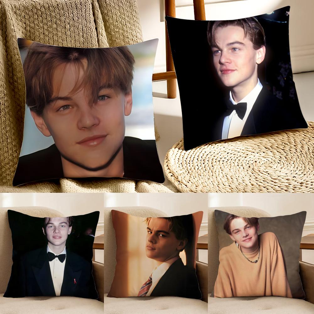 Fashion LLeonardo DiCaprio Cushion Cover Pillowcase Antidustmite living Room Sofa Decor Cushion Room
