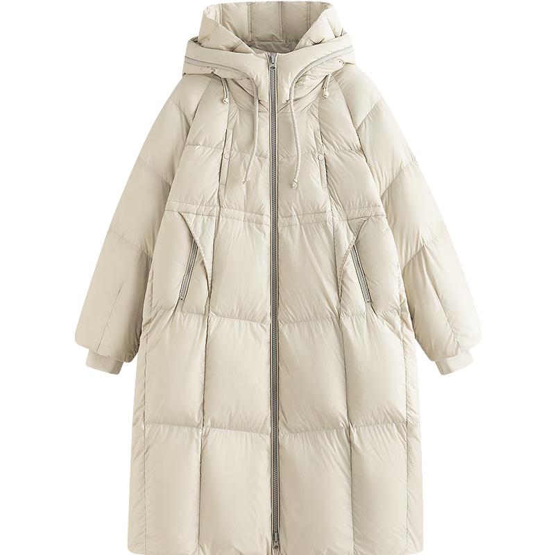 

INMAN Puffy Hooded Long Down Jacket M