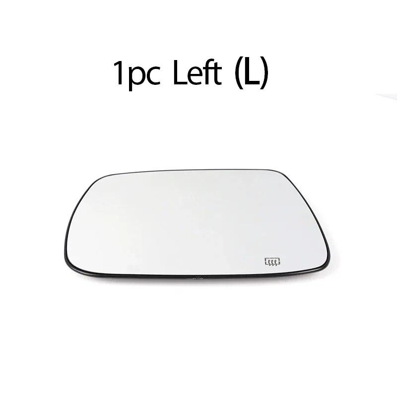 Left Right Side Heated Mirror Glass LH RH Replacement for Jeep Grand Cherokee 2005-2010 5142875AA, CH1324102 5142874AA,CH1325102