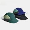Soft Brim Breathable Peaked Cap Color-Blocked Plaid Running Caps Quick-drying Baseball Cap  Camping