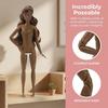 Curly Hair Supermodel Nude Doll Dark Skin Action Figure Body 1/6 Doll Model  Doll Accessories