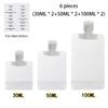 Travel Bottles Empty Squeeze Bag Refillable Lotion Dispenser Bag Shampoo Toiletries Liquid Cosmetic Container Storage Pouch