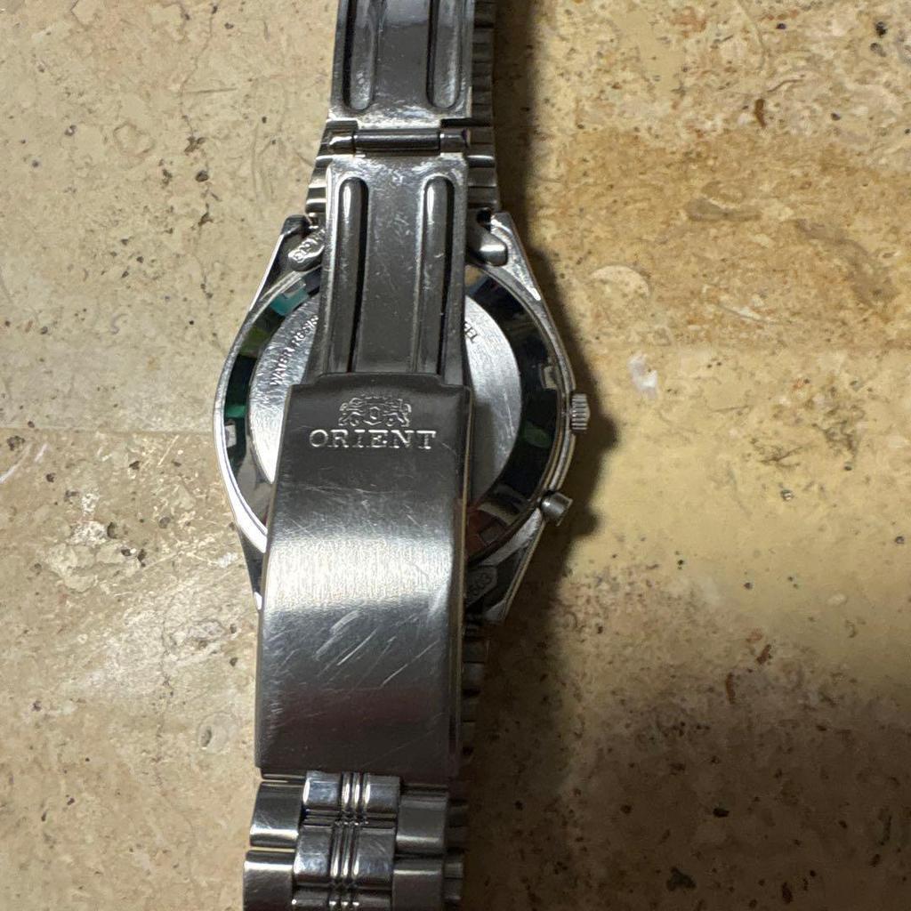 Used ORIENT 3 star automatic winding operation confirmed Everything shown in the photo is