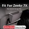Подходит для Zeekr 7X Автомобильный задний подлокотник ящик для хранения силиконовый задний вентиляционное отверстие органайзер держатель автомобильный интерьер