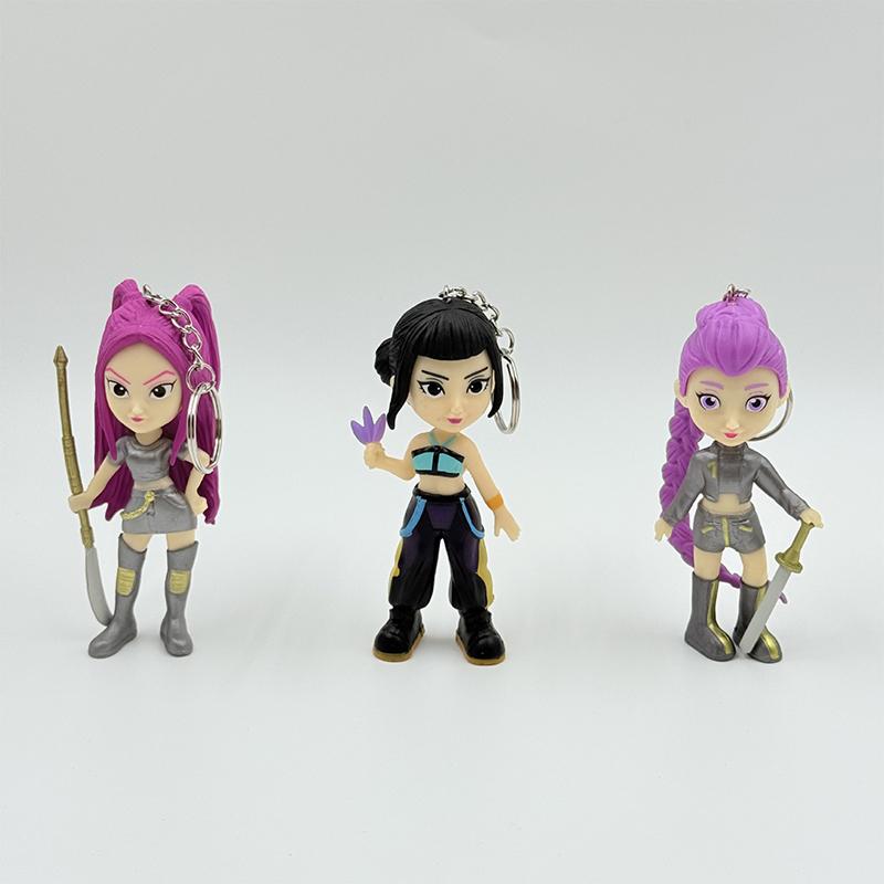 1/6Pcs Anime Kpop Devil Hunter Blind Box Disassembly Fun Blind Bag Small Statue Peripheral Model Desktop Blind Box Decor Gift