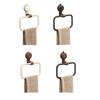 Hanging Towel Rack Suction Cup Design Strong Load-bearing Simple Installation Bathroom Wall Mount Hand Towel Holder