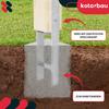 H-shaped Column Base for Embedding, Bracket, Galvanized Steel Anchor, 140 Mm