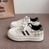 Casual Board Shoes New Spring and Autumn Platform Women's Campus Style Ins Shoes Versatile Student Bread Shoes