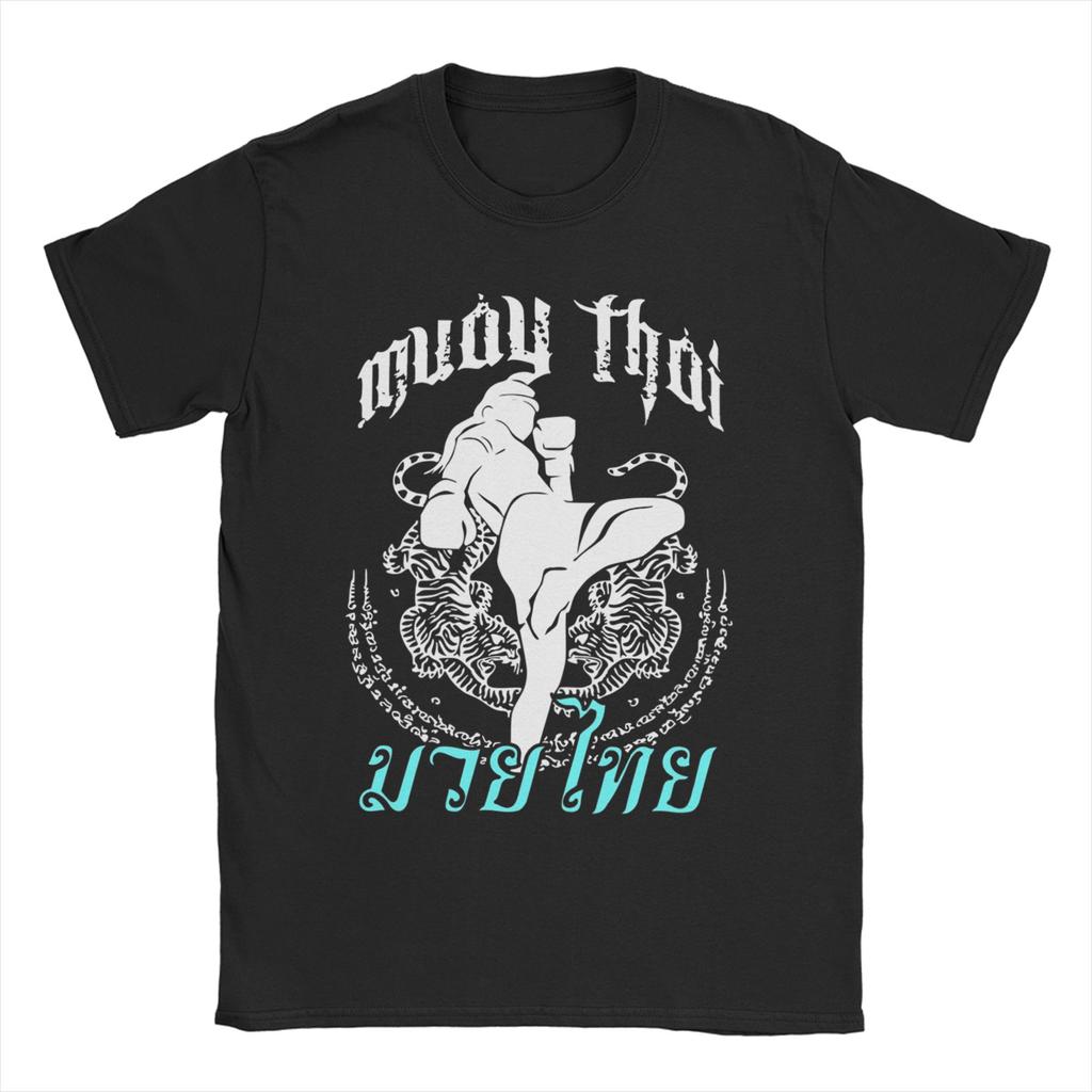 Men Women Thai Art Tigers Muay Thai T Shirts Cotton Clothes Funny Short Sleeve Round Collar Tees Unique TShirt