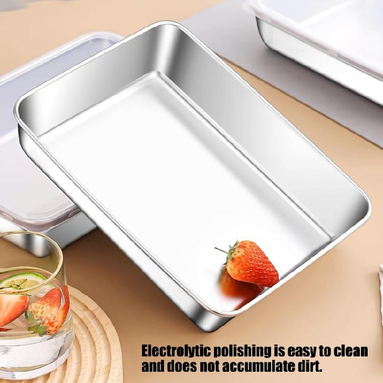 Durable Nonrust Steel 6Pcs Food Container Set Food Protectors For Keep Fruits Vegetables And Leftover Freshness