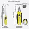 Professional Dog Nail Clippers Set Stainless Steel Cat Claw Grinder Pet Nail File  Cleaning