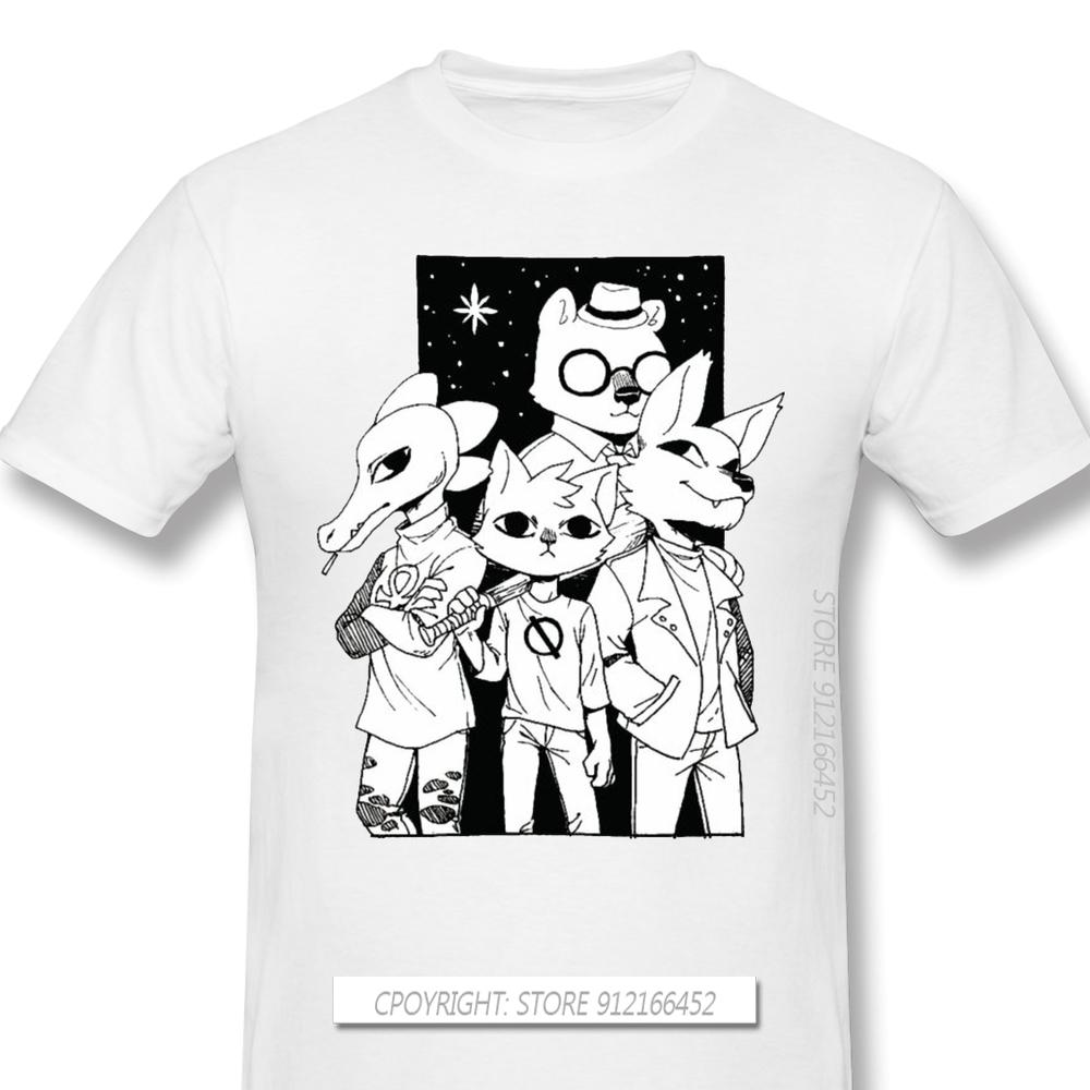 

Night In The Woods Possum Springs Game TShirts For Men Cool Funny O-Neck 100% Cotton T Shirt 5XL різнокольоровий