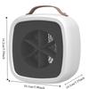 Low Noise Desktop Warm Air Heater Square Warmer Fan Portable Warm Air Heater  Winter