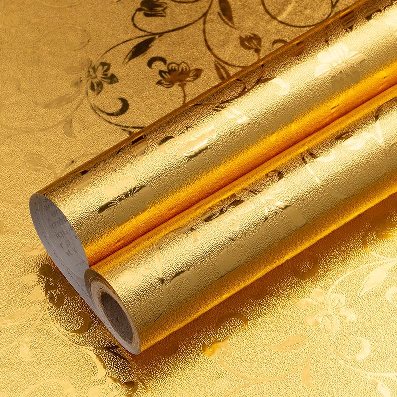 Self-Adhesive Kitchen Aluminum Foil Wallpaper: Oil-Proof, Waterproof, Heat and Moisture Resistant