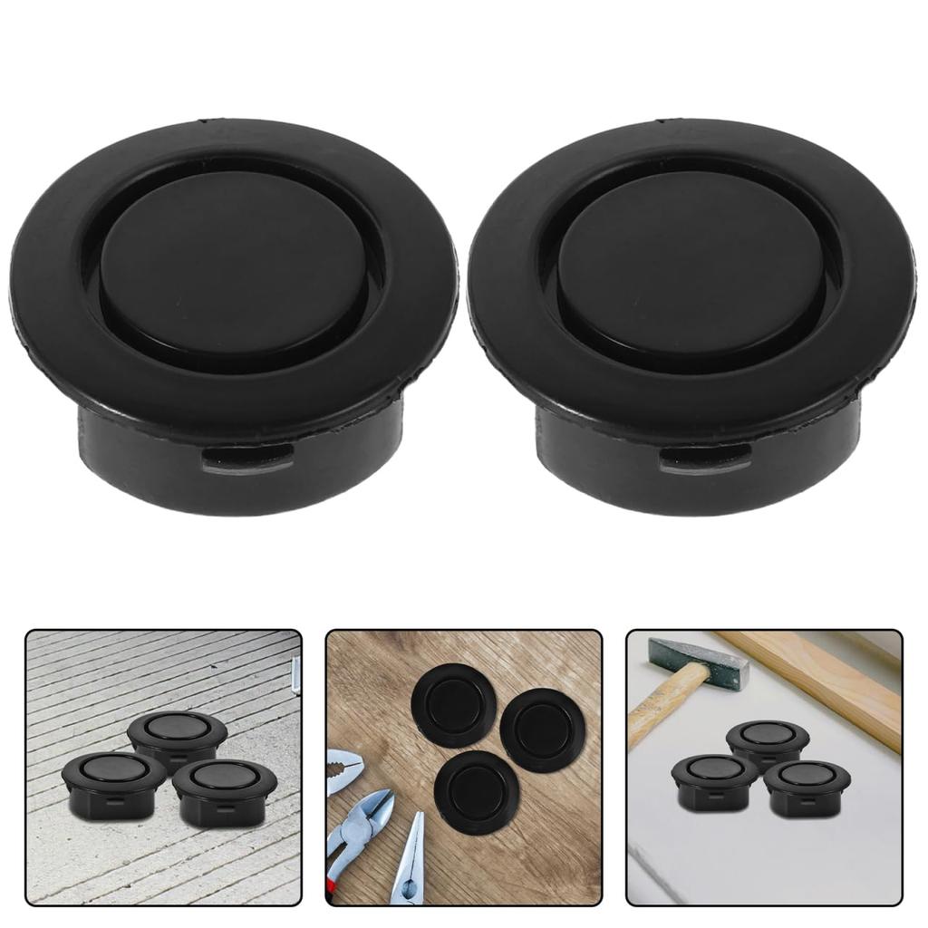 Homoyoyo 10pcs Car Rear Bumper Radar Hole Cover Plastic Plugs for Round Holes Niversal Car Plastic Plug Bumper Protection Fit for Trucks and Durable